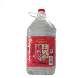 三沟白酒 佳酿42度4.5L桶酒浓香型桶装白酒特价包邮 辽宁特产
