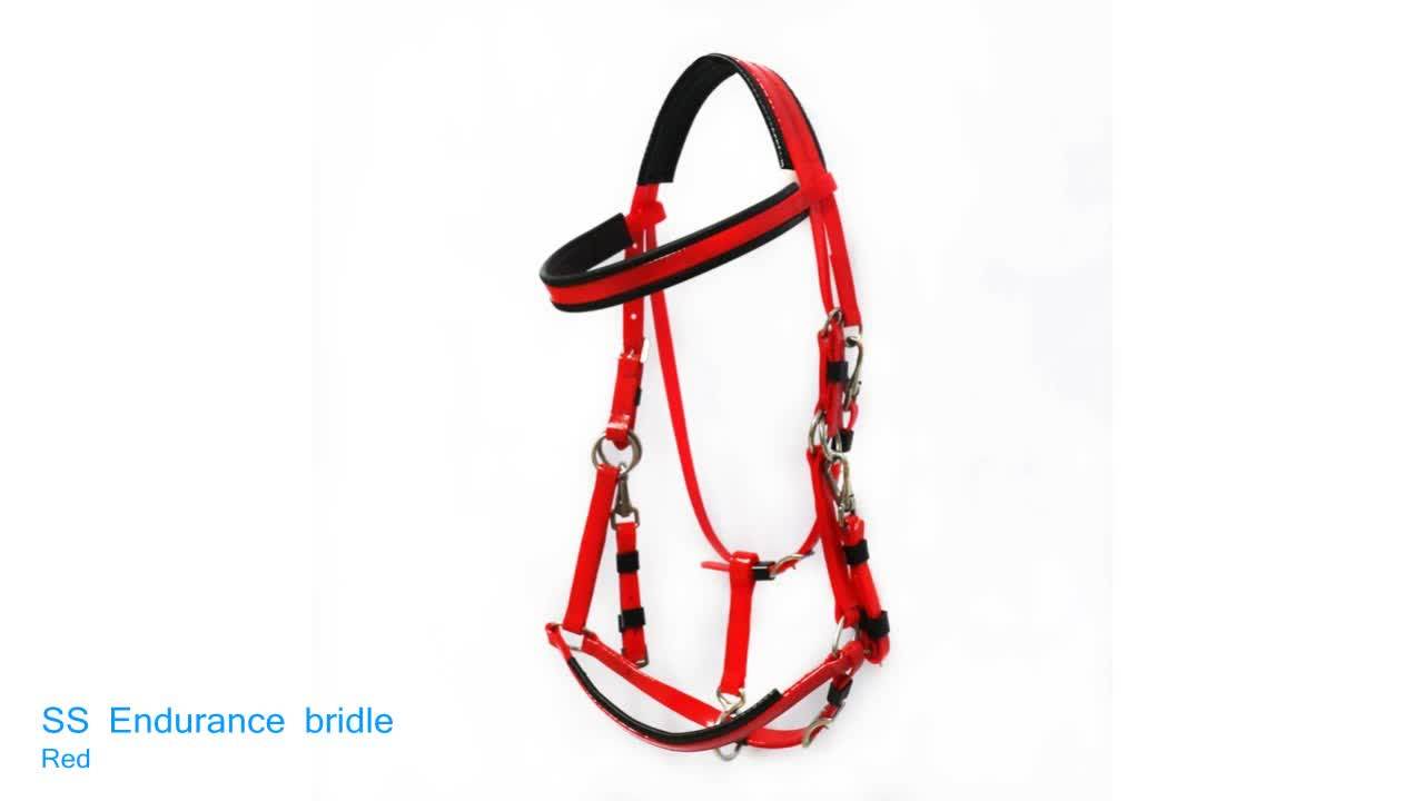 Multifunctional Pvc Race Horse Bridle With Rein Trail Tack Riding