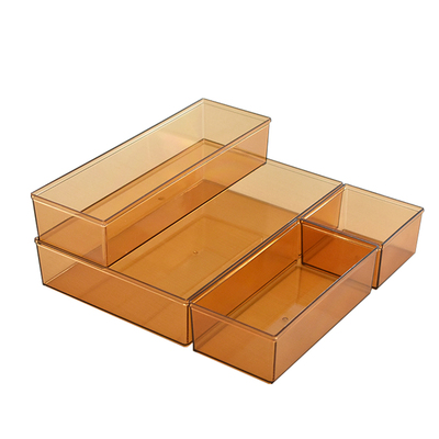 抽屉分隔盒日式透明收纳分格盒