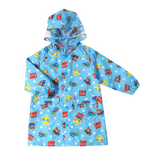 日本mikihouse男女童儿童雨衣书包位收纳袋雨衣雨披防风轻便雨衣