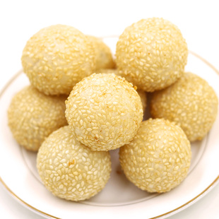 千味央厨芝麻球整箱20包260g12只商用油炸半成品速冻油炸小吃