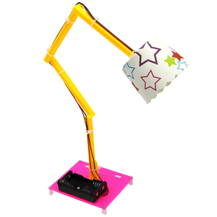 科技小制作DIY经典皮克斯台灯伸缩变形儿童手工科学实验纸杯台灯