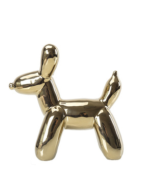 玄关陶瓷装饰品桌面招财气球狗