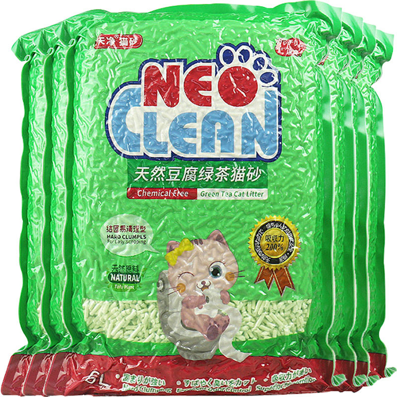 neo天净豆腐猫砂混合2.5kg*6包