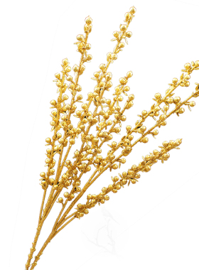 招财银色金色仿真花束婚庆装饰花艺石榴果假枝假花艺术插花环创意