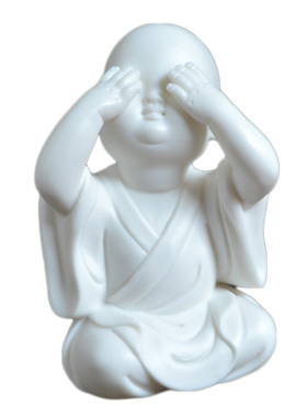 小沙弥陶瓷创意人物雕塑艺术品