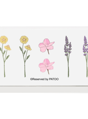 【PATOO怕痛】原创纹身贴 薰衣草 樱花 雏菊 花植物小清新手帐贴