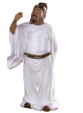 石湾公仔中式陶瓷家居诗仙明月