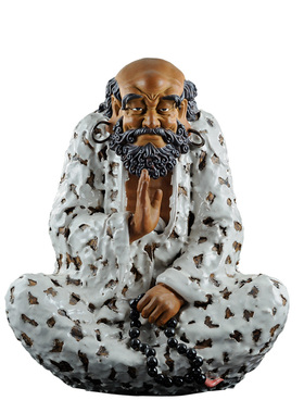 大师精品家居门菩提达摩石湾陶瓷