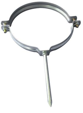 PPR50管铁管卡75镀锌铁给水管夹抱箍卡扣卡箍160PVC110镀锌管卡箍