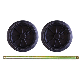 户外环卫垃圾桶大轮子盖子配件插销空心实心轴杆子轱辘散件橡胶轮