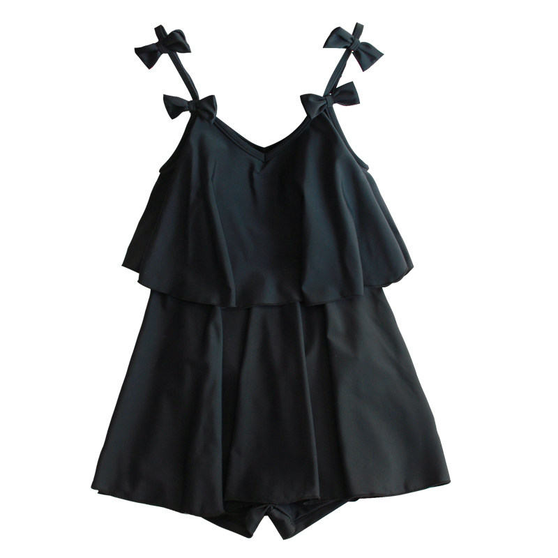 仙女范可爱日系韩国ins2020新款显瘦遮肚遮肉保守温泉连体泳衣女