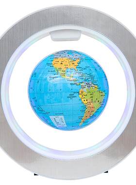 博通磁悬浮地球仪礼物发光自转