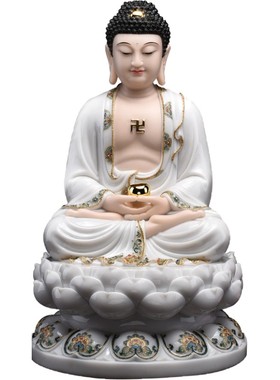 娑婆三圣地藏王菩萨供奉汉白玉