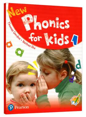 香港朗文幼儿英语自然拼读教材 英文原版 New Phonics for kids 1 原版学生用书 亲子幼儿小班教材 可搭配培生易学笔 点读笔