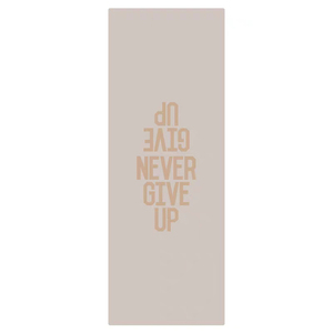 不弃NEVER GIVE UP1.5/5mm酷垫天然橡胶专业防滑土豪瑜伽垫送毛巾