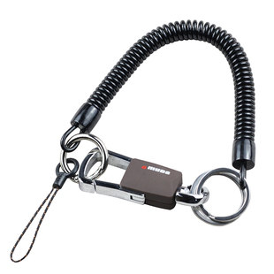 7mm细款弹簧绳手机钥匙防丢挂绳链老人弹力拉伸绳子男防盗失手绳