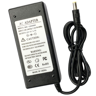 12v5a 3 4A电源适配器aoc液晶显示器监控LED灯条充电器开关电源线