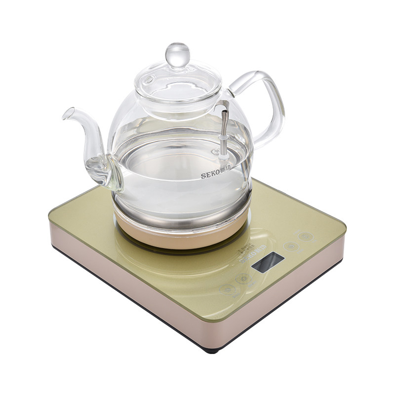 Seko新功W13全自动底部上水烧茶器电热水壶烧水壶养生壶玻璃壶W12
