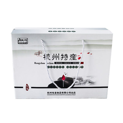 浙江杭州特产礼盒杭白菊西湖藕粉土特产送人礼物糕点心零食伴手礼