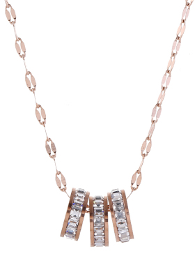 小蛮腰钛钢配饰高级感吊坠项链