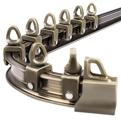 飘窗窗帘轨道弯曲轨U型L型