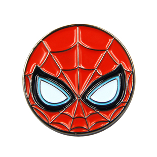 复古原创设计漫威金属徽章蜘蛛侠美国队长胸针时尚衣服配饰 PIN