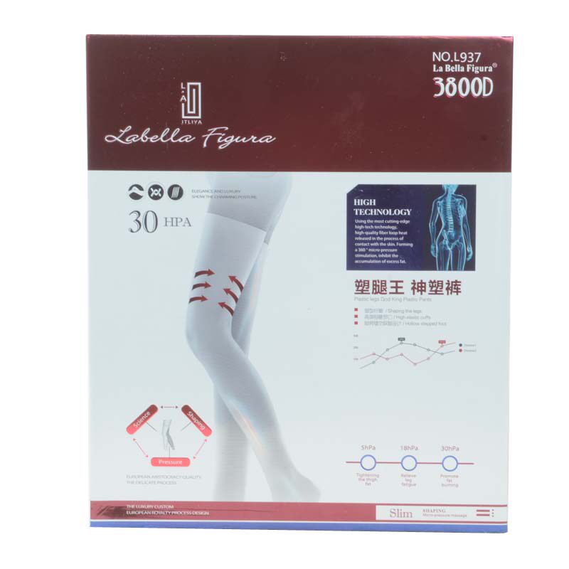 拉贝拉937 La Bella Figura 3200D按摩粒一体踩脚裤塑腿王 打底裤