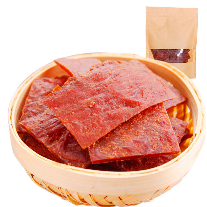 【味巴哥】靖江原味自然片猪肉脯