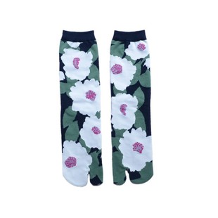 袜子铺子日本SOUSOU足袋分趾袜二趾袜中高筒纯棉脚趾袜木屐人字拖