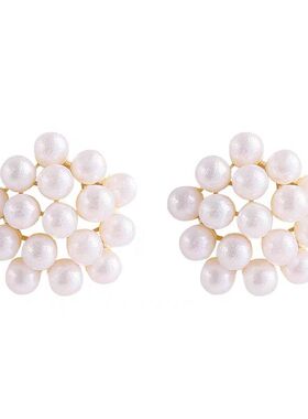 高贵风圆形珍珠戒指