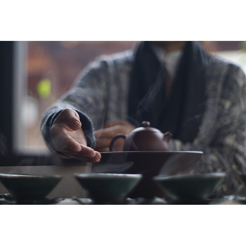 茶台背景墙纸壁画茶馆茶韵茶道茶定制壁画