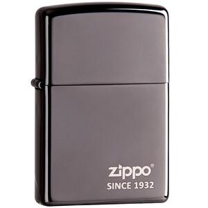 正品zippo打火机正版美国原装zppo1932标志 zipoo黑冰防风煤油zp