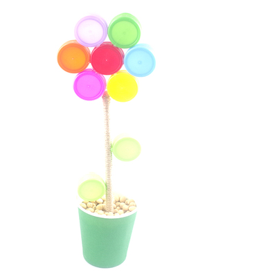 diy花朵废品利用成品手工小制作
