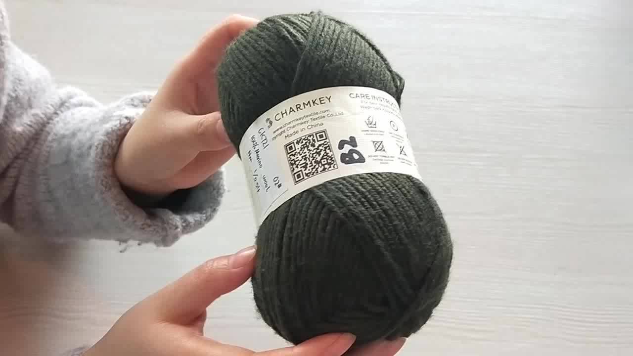 The bestselling red color pure wool yarn for knitting sweaters with high quality, View pure