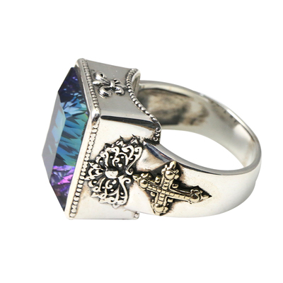 GoodVibrations大宝石方形戒指