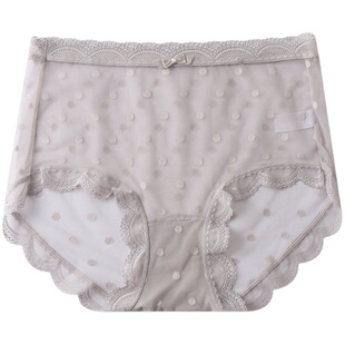 内裤无痕女士棉质裆蕾丝三角夏季薄款2026新款新款爆款性惑中高腰