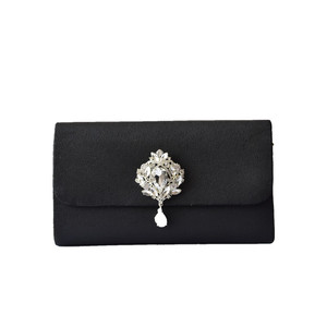 罗生门黑—金线提花口金包手工包宴会包手拿包晚宴包钻石包