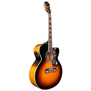 Epiphone依霹风EJ-200SCE电箱民谣木吉他蜂鸟鸽子指弹唱单板42寸