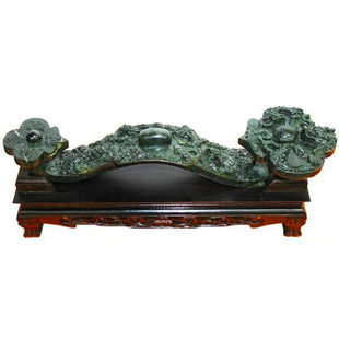 鼎信石业华安玉九龙壁天然玉石纯手工雕刻工艺品九龙如意镇宅摆件