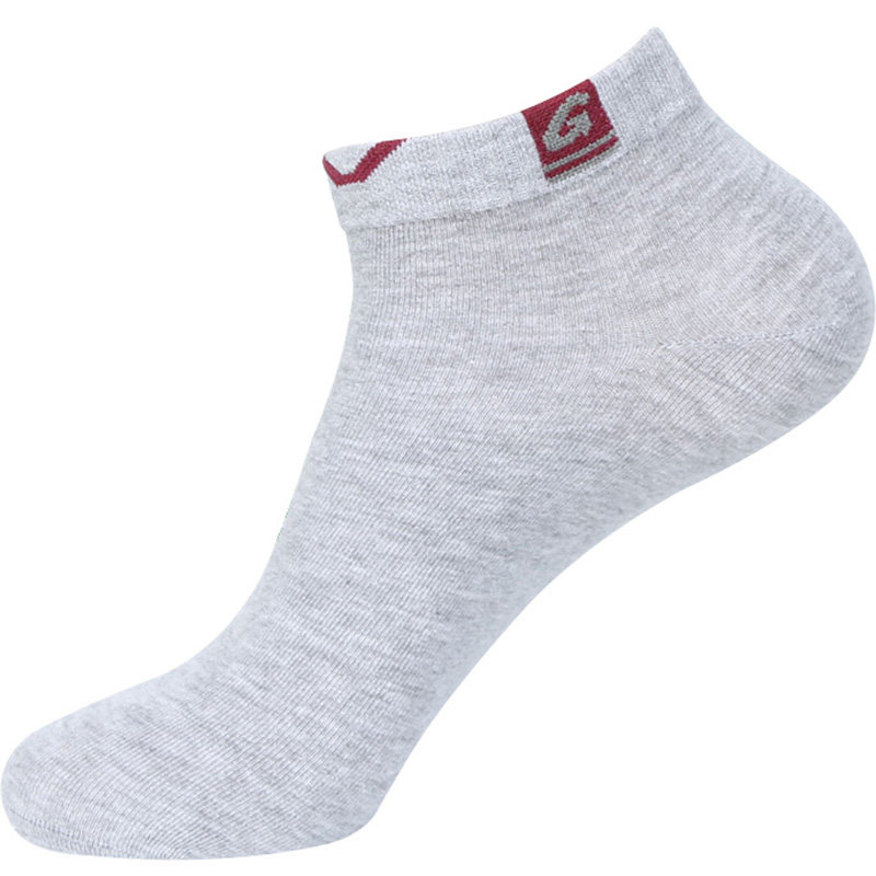 欧蒂爱袜子男短袜春秋季纯棉薄款全棉低帮短筒吸汗透气防臭黑船袜