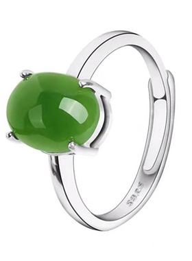 全新天然菠菜绿新疆耳钉纯银碧玉