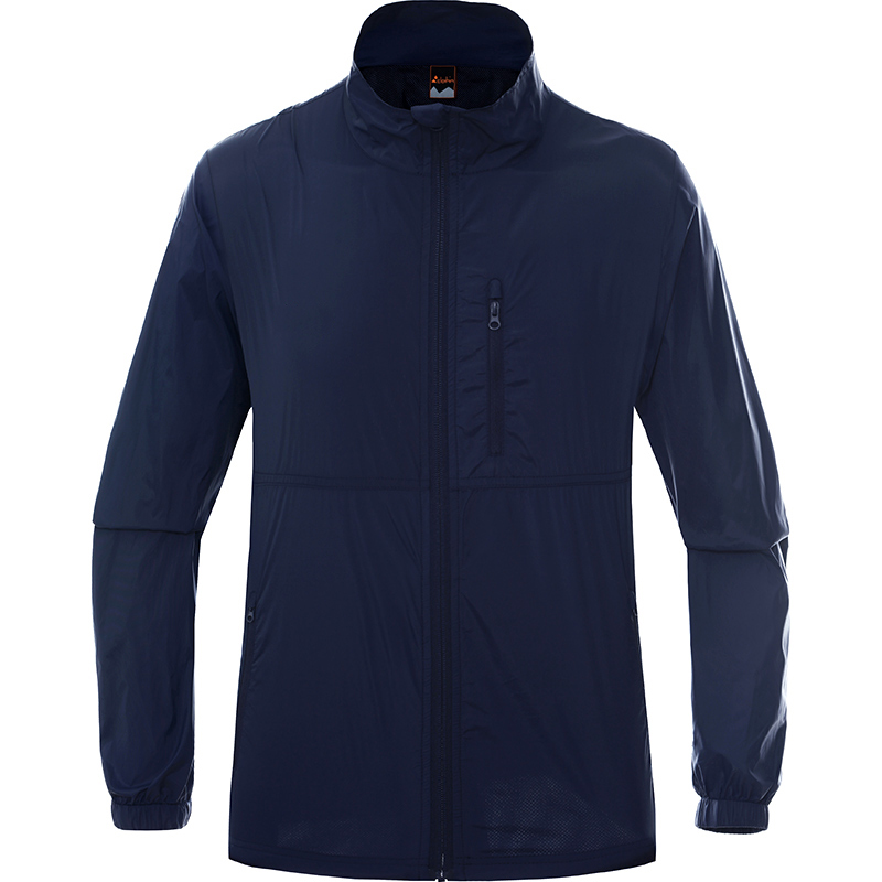 皮肤风衣男士户外运动透气防晒衣春夏新款超轻薄款登山服春季外套