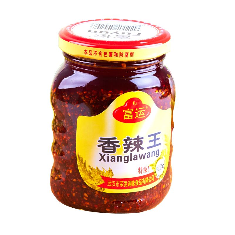 富運(yùn)香辣王238gX2瓶特辣辣椒醬香辣醬拌面醬油辣子拌飯拌菜醬
