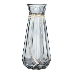 特大号玻璃花瓶透明水养富贵竹百合转运花瓶客厅插花欧式花瓶摆件