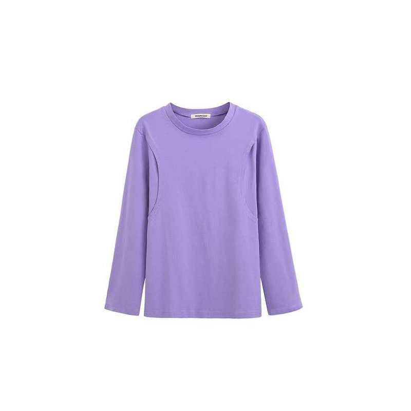 100%纯棉孕妇月子服哺乳喂奶秋衣