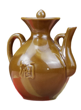 仿古小酒壶酒坛子陶瓷一斤装中式
