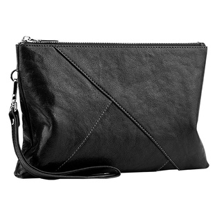 冷兽男士手拿包真皮手包新款潮2025男包信封包男大容量休闲手抓包