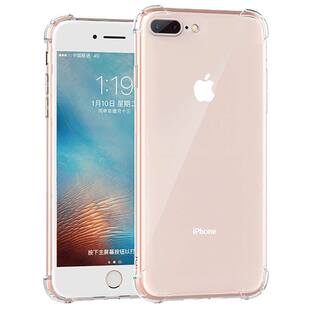 适用苹果7plus手机壳iphone8plus气囊防摔保护套8透明硅胶iPhone7全包软壳简约硅胶5.5寸8p潮男女i7外壳七八