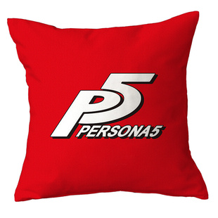 P5女神异闻录5周边persona5标志LOGO抱枕来图定制雨宫莲DIY小枕头